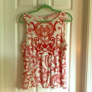 Lucky Brand Embroidered Tank Top